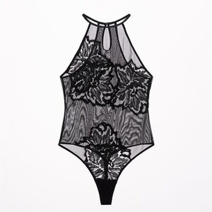 Zara black lace bodysuit